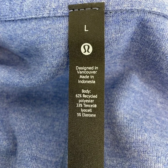 Lululemon Overshirt Collared Snap Long Sleeve Blue Men’s Size Large - Picture 11 of 15